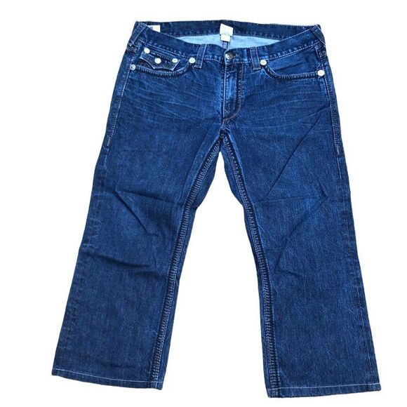 True Religion Jeans Size 40 RICKY BIG QT Blue - Picture 4 of 8